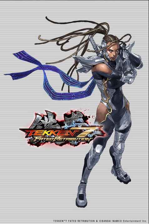 master raven (tekken and 1 more) drawn by junny