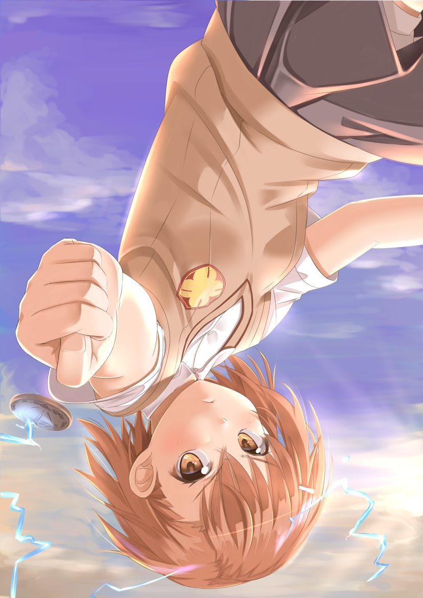 misaka mikoto (toaru majutsu no index and 1 more) drawn by miri_(ago550421)