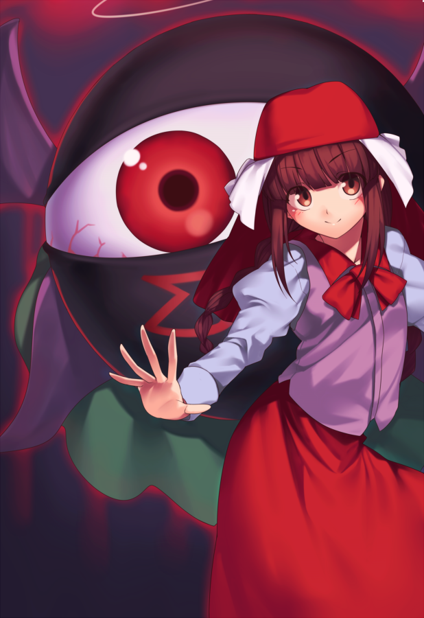 rika, evil eye sigma, and ex-rika (touhou) drawn by kaiza_(rider000)