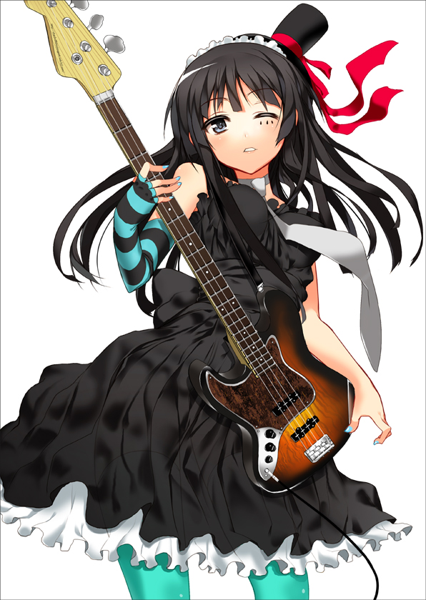 akiyama mio (k-on!) drawn by char_(2v_26)