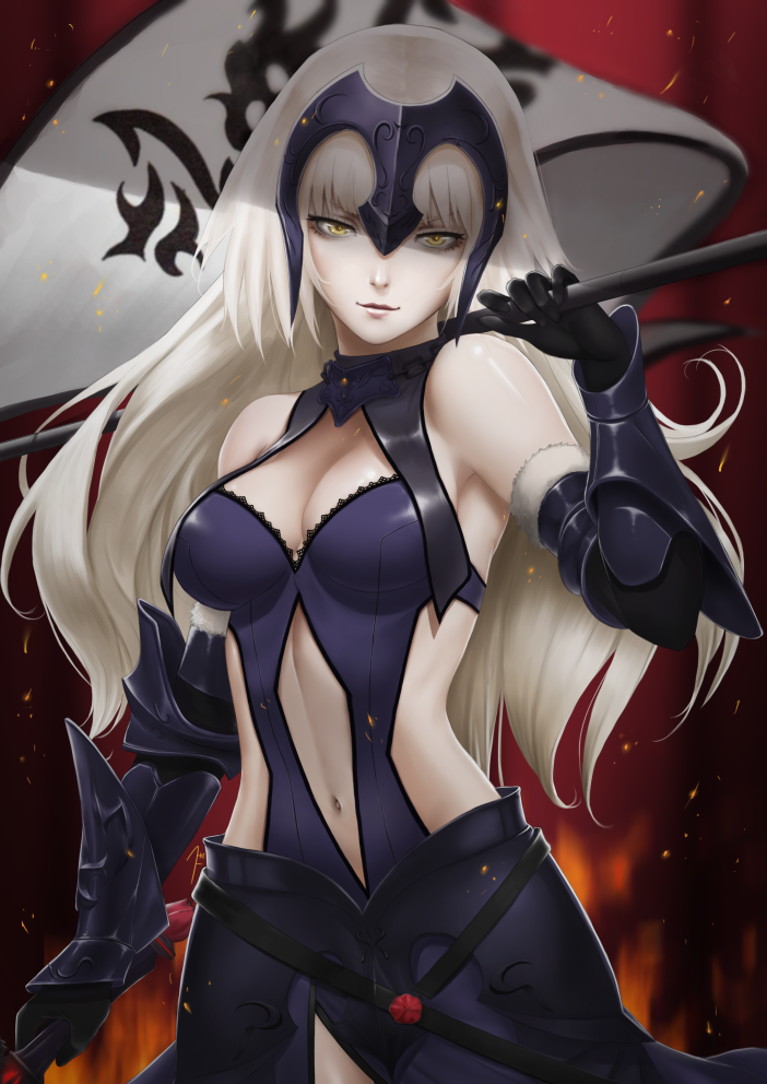 jeanne d'arc alter (fate and 1 more) drawn by suikunart