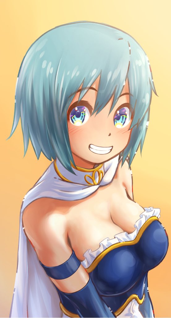 miki sayaka (mahou shoujo madoka magica) drawn by reiwanoshiro