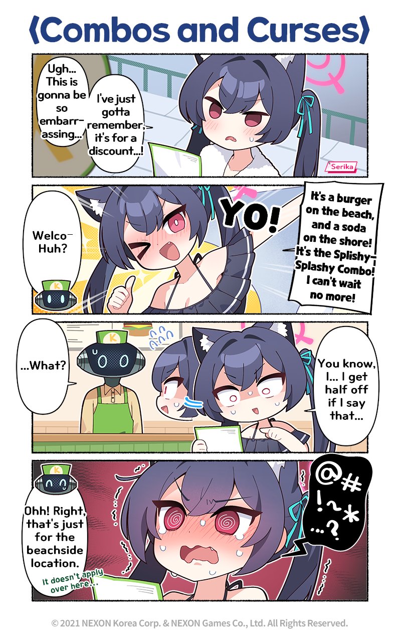 serika and android (blue archive) drawn by donmin_h
