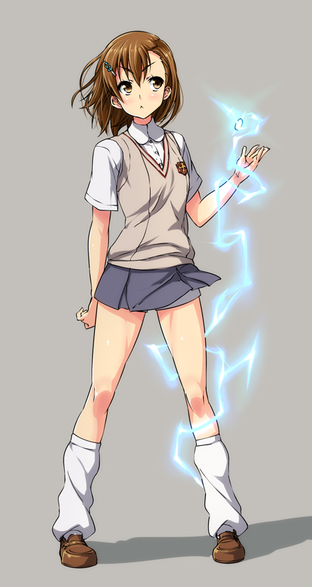 misaka mikoto (toaru majutsu no index and 1 more) drawn by nekomamire