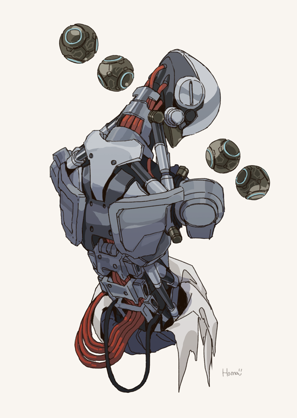 zenyatta (overwatch and 1 more) drawn by hamau