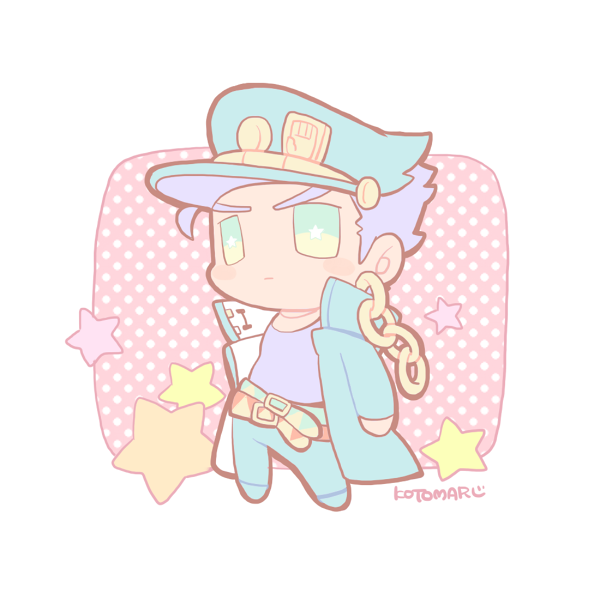kujo jotaro (jojo no kimyou na bouken and 1 more) drawn by kotorai