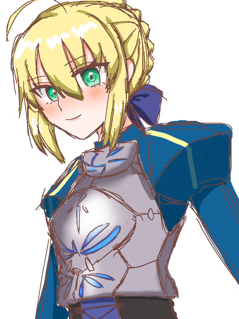 artoria pendragon and saber (fate and 1 more) drawn by user_tskp5557