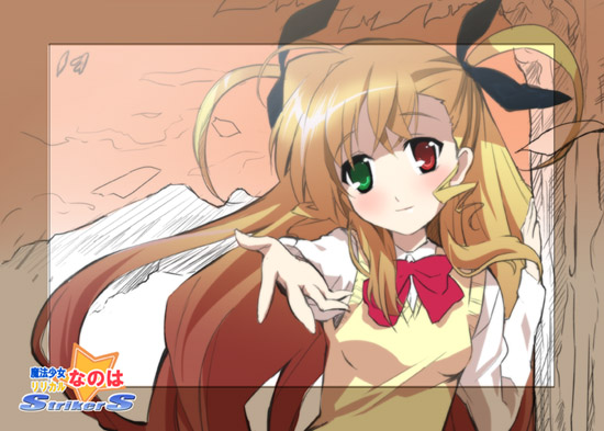 vivio (lyrical nanoha and 1 more) drawn by okiura