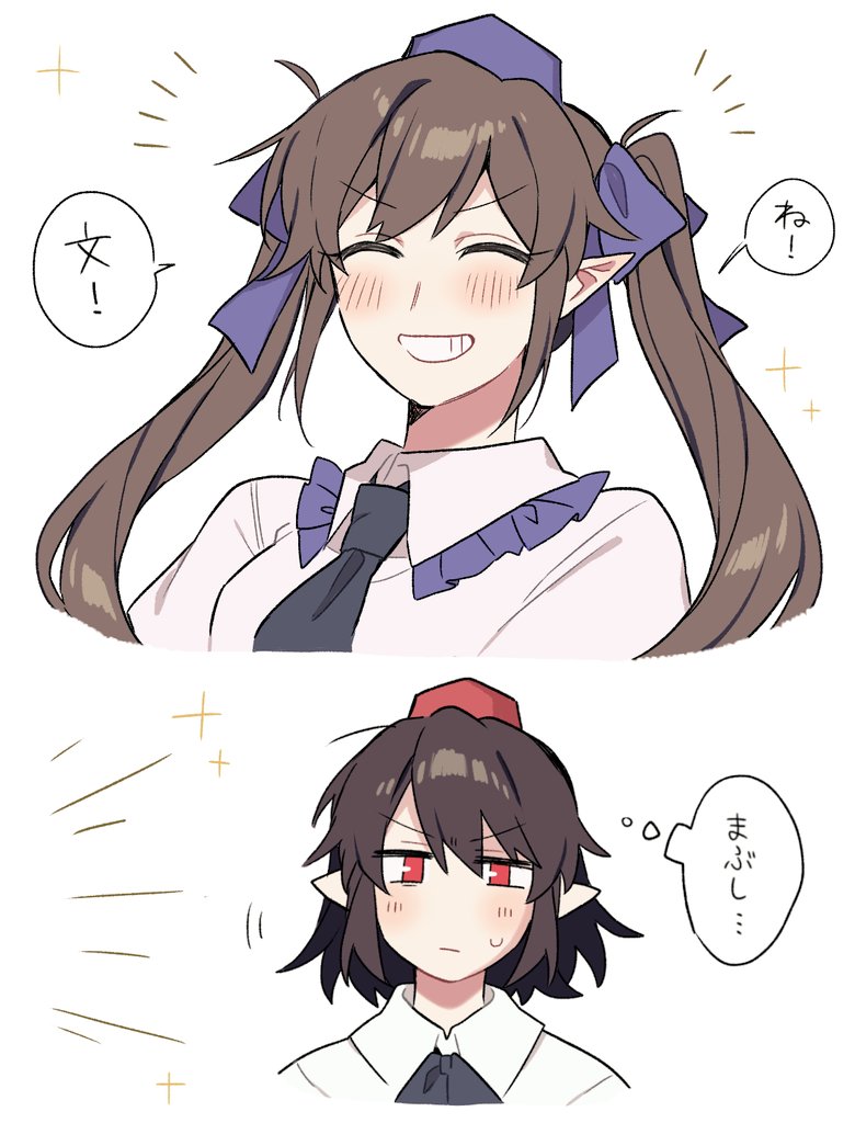 shameimaru aya and himekaidou hatate (touhou) drawn by sakic43899