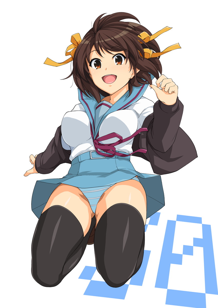 suzumiya haruhi (suzumiya haruhi no yuuutsu) drawn by haruhisky