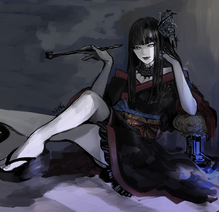 yotsuyu goe brutus (final fantasy and 1 more) drawn by yum0811