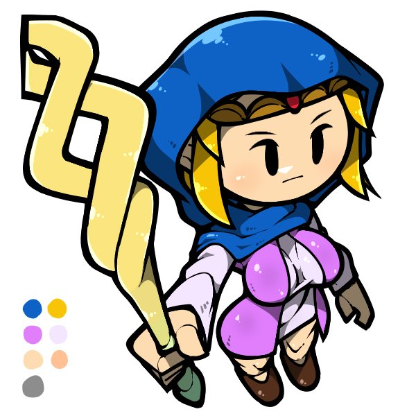 princess zelda (the legend of zelda and 1 more) drawn by name_omoitukan2
