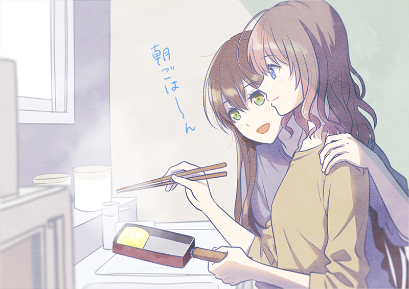 hanazono tae and yamabuki saya (bang dream!) drawn by hachikai_hacchi
