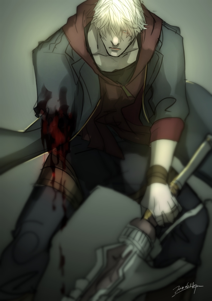 nero (devil may cry and 2 more) drawn by dmc_pa
