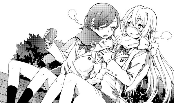 misaka mikoto and shokuhou misaki (toaru majutsu no index and 1 more) drawn by teruya_(6w6y)