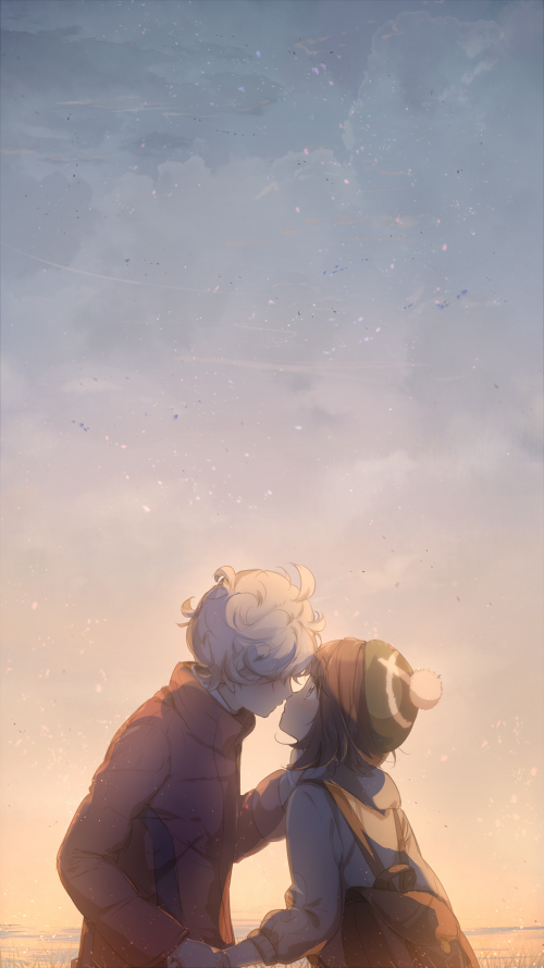 gloria and bede (pokemon and 1 more) drawn by yuuna_minato