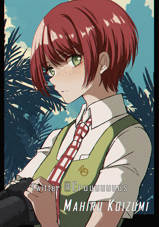 koizumi mahiru (danganronpa and 1 more) drawn by criis-chan