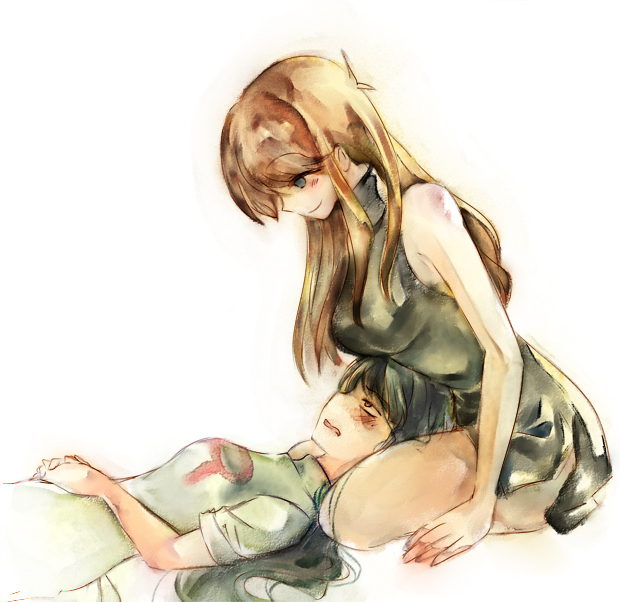 sabrina and green (pokemon and 1 more) drawn by tachiuo_(arines)