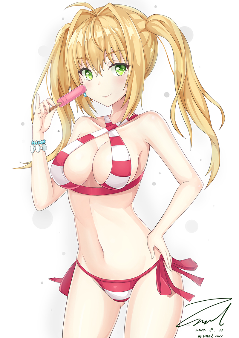 nero claudius (fate and 1 more) drawn by unel