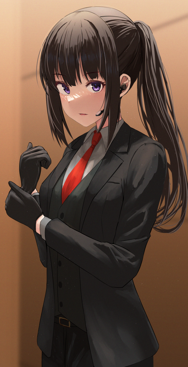 inoue takina (lycoris recoil) drawn by silver_bullet_(ecc12_8)