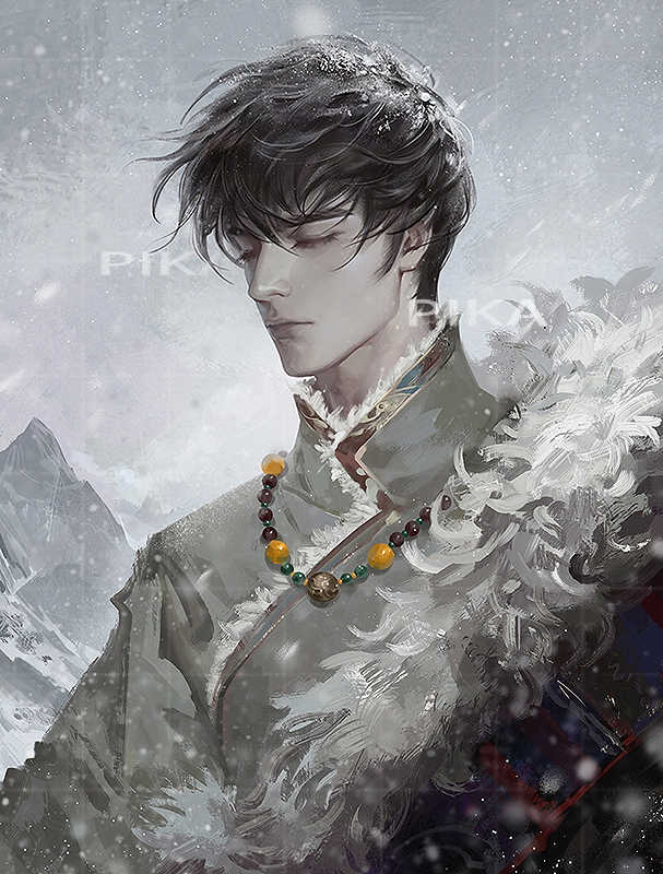 zhang qiling (dao mu bi ji) drawn by ye_dian_pikaqiu