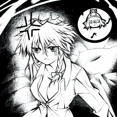 izayoi sakuya and mystia lorelei (touhou) drawn by chaotic-unknown