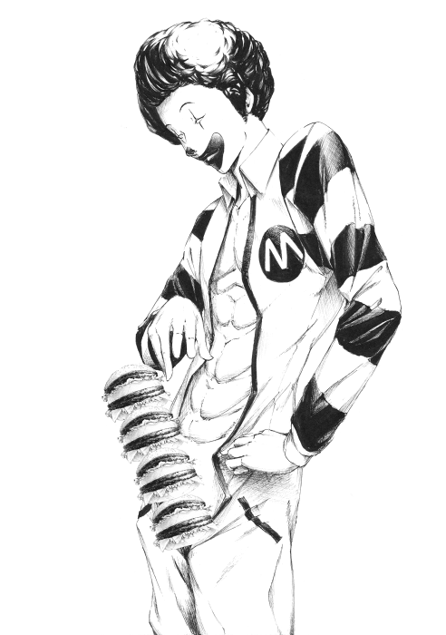 ronald mcdonald (mcdonald's) drawn by sousou_(sousouworks)