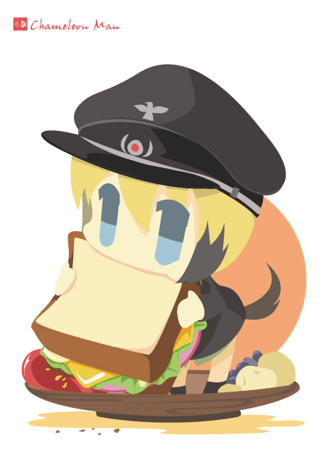 erica hartmann (world witches series and 1 more) drawn by chameleon_man_(three)