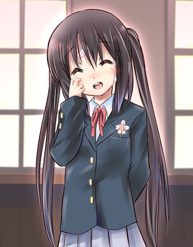 nakano azusa (k-on!) drawn by kurou_(quadruple_zero)
