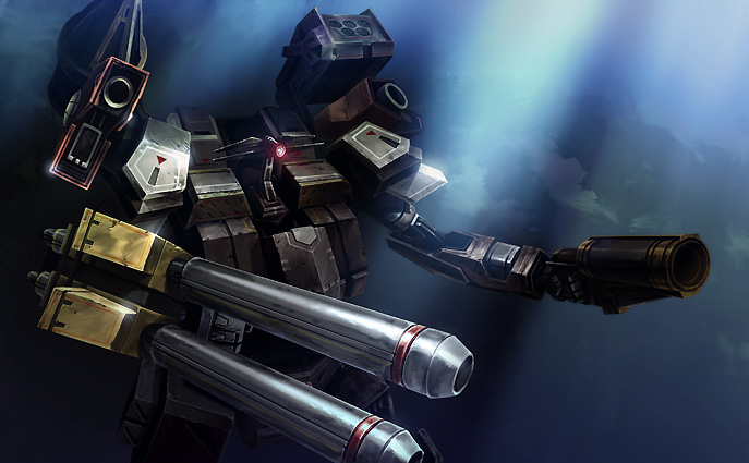 armored core and 1 more drawn by crawdia