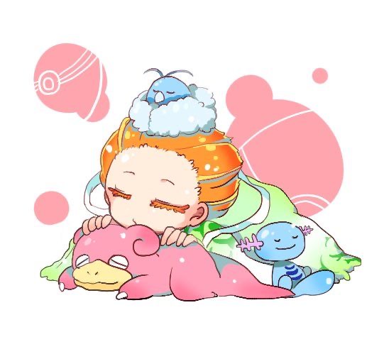 swablu, wooper, slowpoke, and zhu jin (pokemon and 1 more)