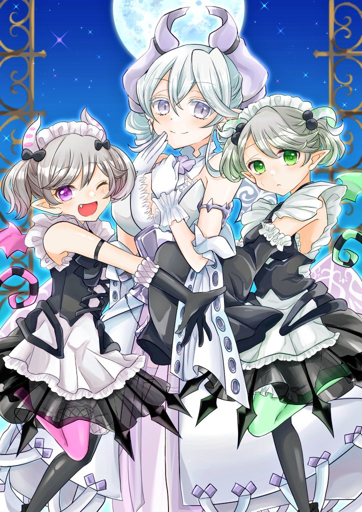 lovely labrynth of the silver castle, arianna the labrynth servant, and arianne the labrynth servant (yu-gi-oh!) drawn by ukyou_kuro