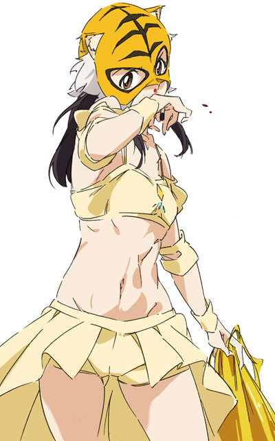 takaoka haruna and spring tiger (tiger mask and 1 more) drawn by umanosuke