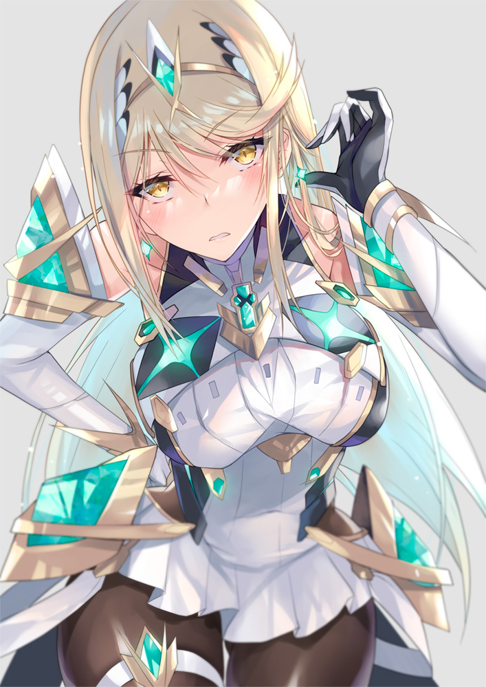 mythra (xenoblade chronicles and 2 more) drawn by inoue_takuya_(tactactak)