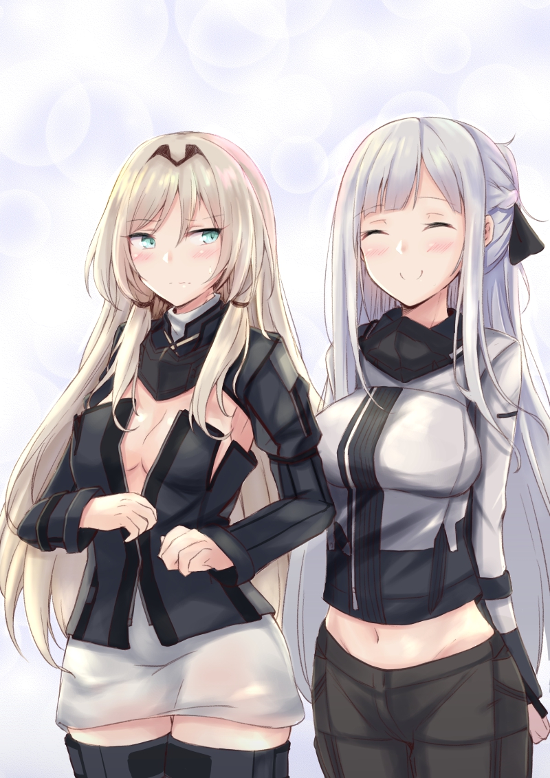 ak-12 and an-94 (girls' frontline) drawn by hakuya_(white_night)