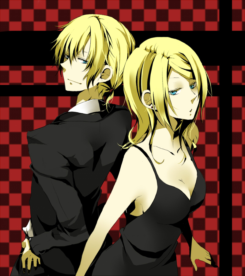 kagamine rin and kagamine len (vocaloid) drawn by sumi_(38page)