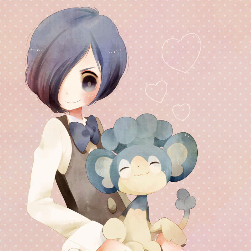 panpour and cress (pokemon and 1 more) drawn by poco24