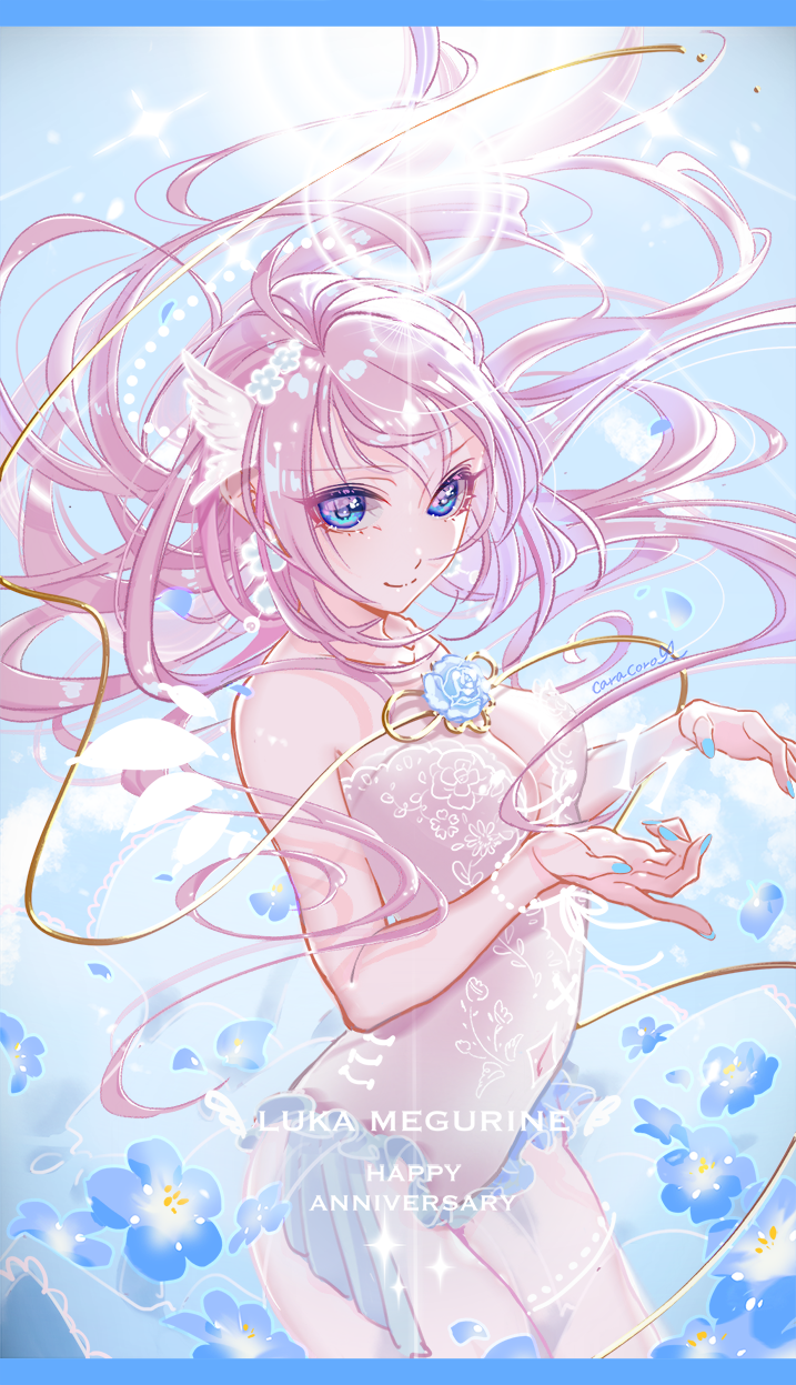 megurine luka (vocaloid) drawn by caracoro