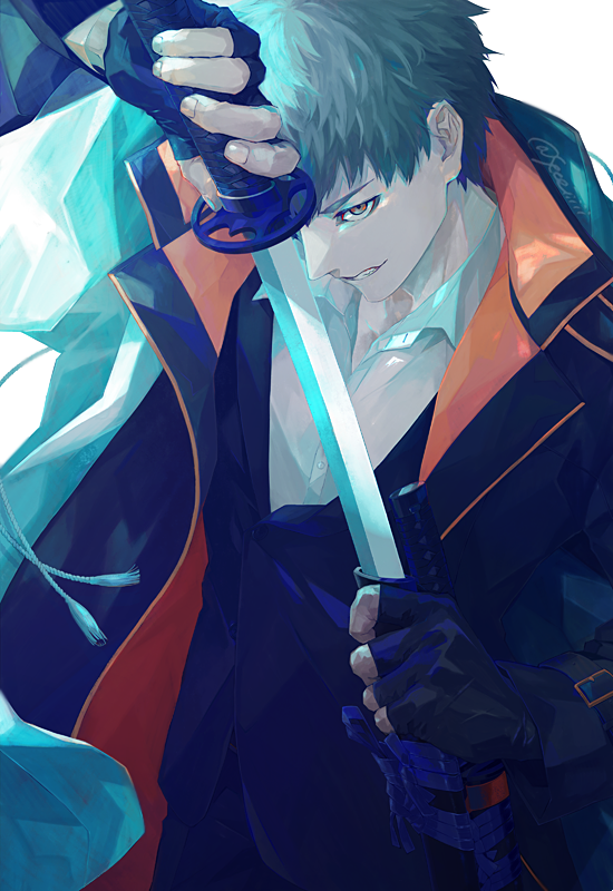 saitou hajime (fate and 1 more) drawn by sei_8220