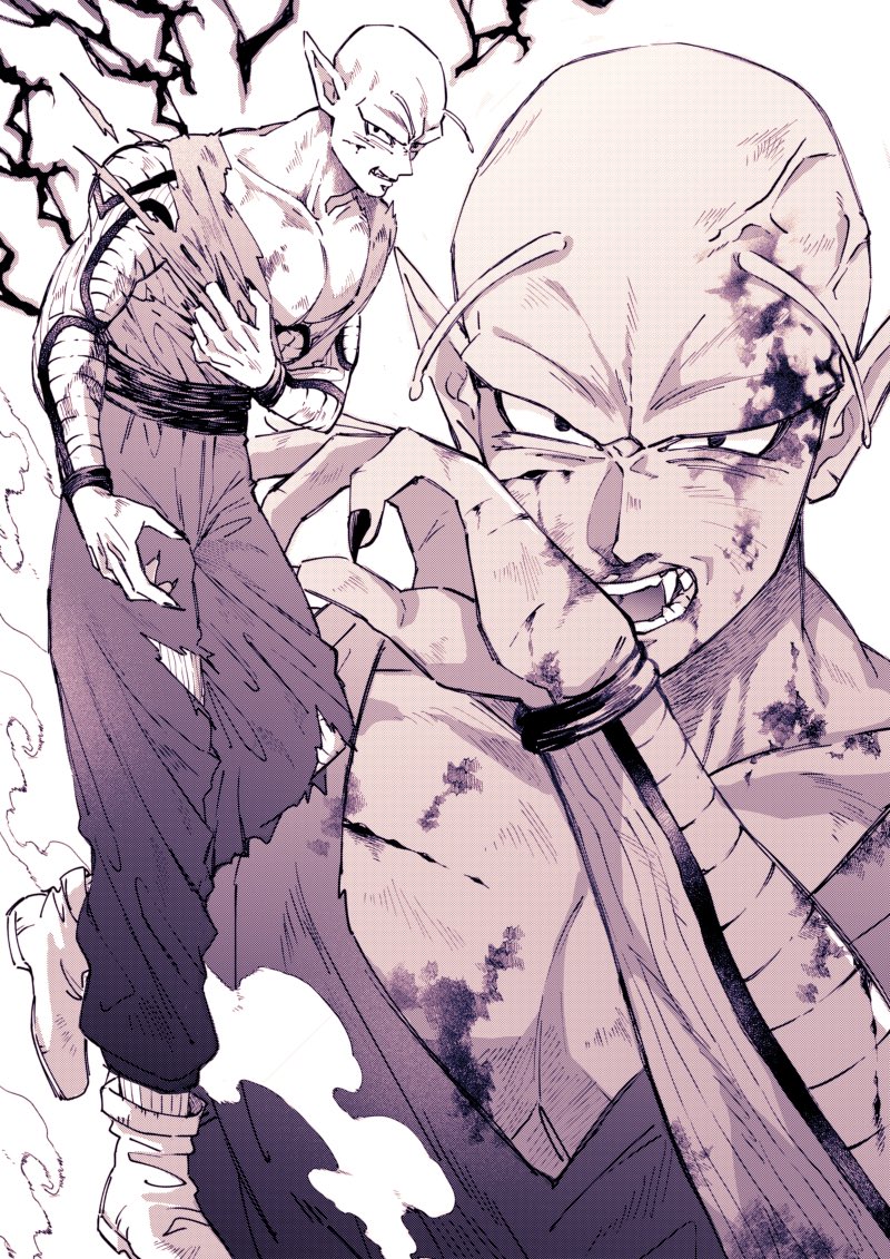 piccolo (dragon ball and 2 more) drawn by moza00