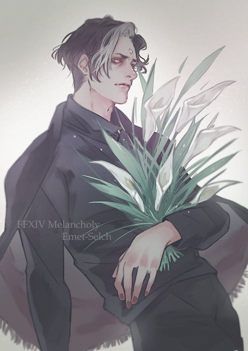emet-selch (final fantasy and 1 more) drawn by katagawa_mika