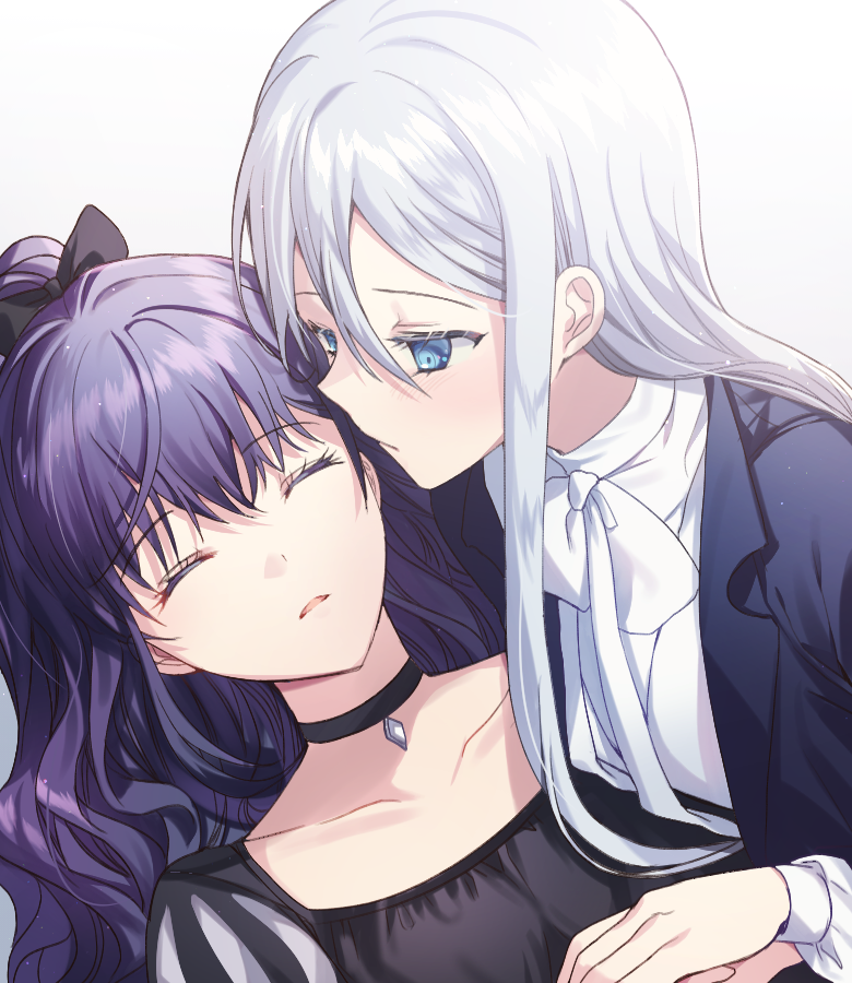 asahina mafuyu and yoisaki kanade (project sekai) drawn by paraffin