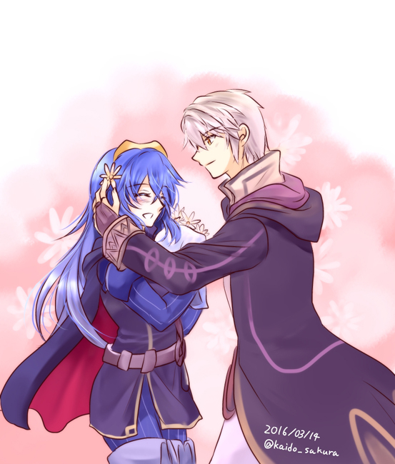 lucina and male robin (fire emblem and 1 more) drawn by kaidou_mitsuki