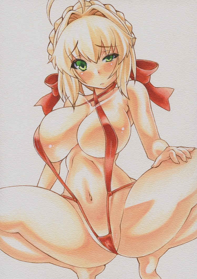 nero claudius (fate and 1 more) drawn by yutakasan-love