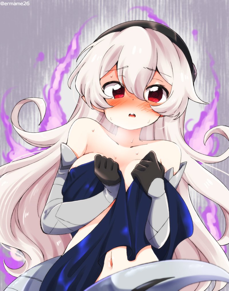 female corrin (fire emblem and 2 more) drawn by eromame