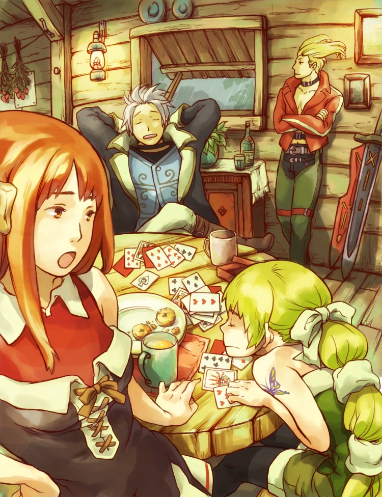 virginia knights, primiera, roberto, and gustaf (saga and 1 more) drawn by ichi_(pixiv428603)