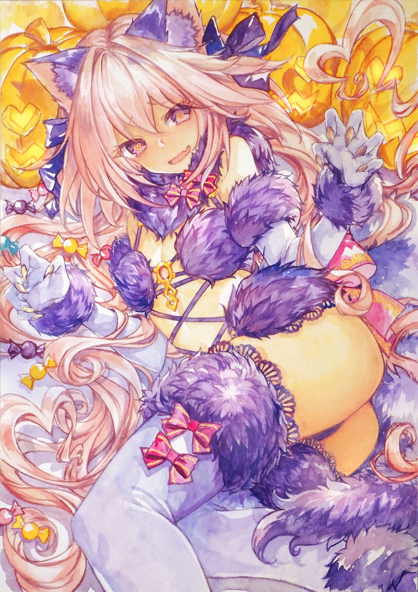 mash kyrielight and astolfo (fate and 2 more) drawn by chikinan_tarou