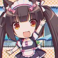 chocola (nekopara) drawn by sayori_(neko_works)
