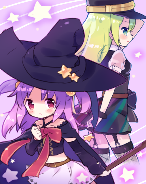 alina gray and misono karin (mahou shoujo madoka magica and 1 more) drawn by kimoko