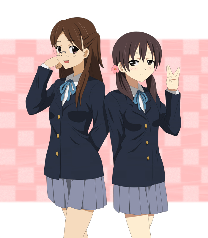 kimura fumie and miura kazuko (k-on!) drawn by inou_hiroaki